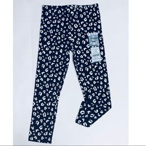 Carters Black/White Animal Print Leggings NWT 3T